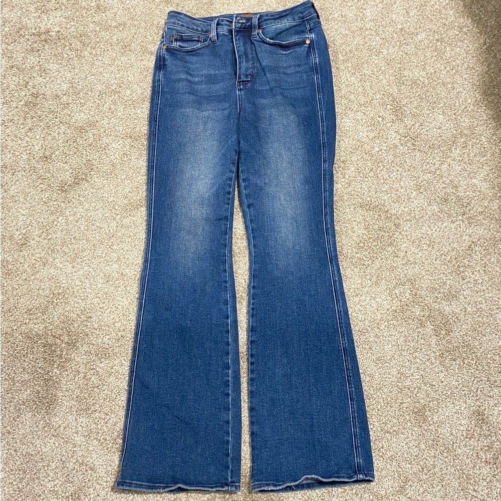 Judy Blue Flare Wide Leg Jeans Blue